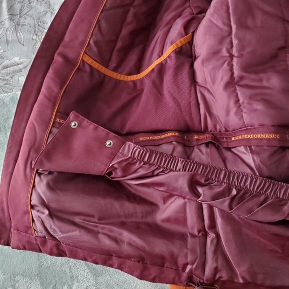 Men's - Mountain Warehouse Winter Jacket - burgundy/purple and rust colours - Picture 8 of 15